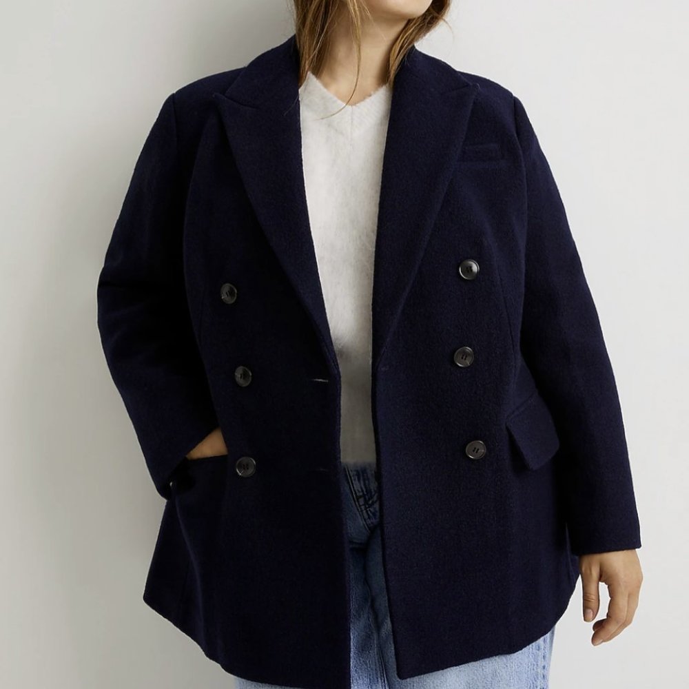 Madewell Oversized Peacoat
